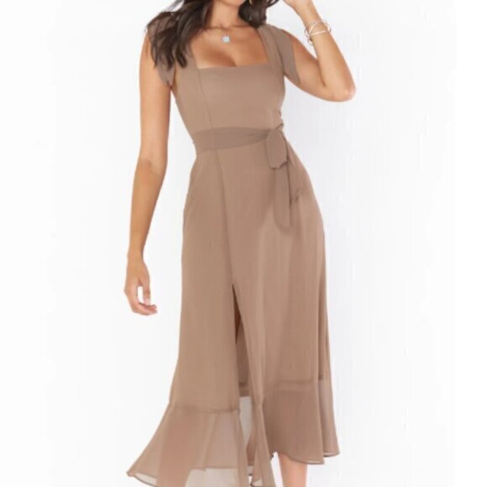 Show Me Your MuMu Claire Midi Dress Size Small NWT